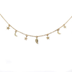 2019 New Boho Women chocker gold Silver Chain star choker Necklace collana Kolye Bijoux Collares Mujer gargantilha Collier Femme