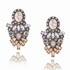 E02 New Fashion Jewelry Leaf Stud Earrings For Women 2017 Hot Sale 1 Pair Ear Cuff Gold-color Earring Wholesale Free Shipping