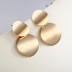 E02 New Fashion Jewelry Leaf Stud Earrings For Women 2017 Hot Sale 1 Pair Ear Cuff Gold-color Earring Wholesale Free Shipping