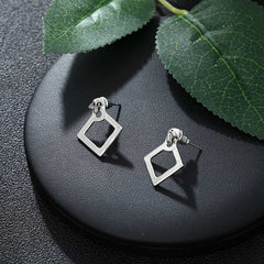 E02 New Fashion Jewelry Leaf Stud Earrings For Women 2017 Hot Sale 1 Pair Ear Cuff Gold-color Earring Wholesale Free Shipping