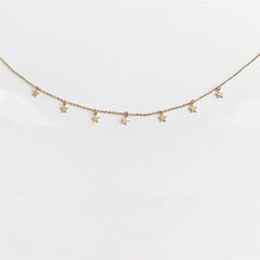 Star Necklace Women Choker Gold Moon Necklaces Clavicle Pendant Collier Femme Chain collares de moda 2019 Fashion Jewelry G2