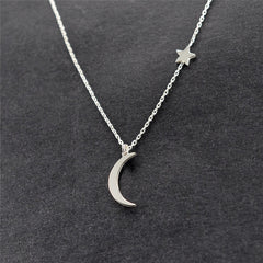 Star Necklace Women Choker Gold Moon Necklaces Clavicle Pendant Collier Femme Chain collares de moda 2019 Fashion Jewelry G2