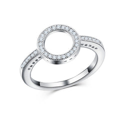 HOMOD 2019 New Fashion Women Ring Finger Jewelry Rose Gold /Sliver /Gold Color Rhinestone Crystal Rings 4/5/6/7/8/9/10/11 Size