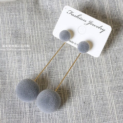 New Fashion Stud Earrings For Women Golden Color Round Ball  Geometric Earrings For Party Wedding Gift Wholesale Ear Jewelry
