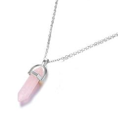KISSWIFE Fashion Bohemia 1 PCS Natural Stone Moon Choker Gold Color Crystal Pendant Necklace For Women Wedding Party Gift