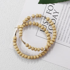 AENSOA Multiple 2019 Korea Handmade Bamboo Braid Pendent Drop Earrings New Fashion Rattan Vine Knit Long Earrings For Women Girl
