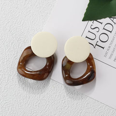 AENSOA Multiple 2019 Korea Handmade Bamboo Braid Pendent Drop Earrings New Fashion Rattan Vine Knit Long Earrings For Women Girl
